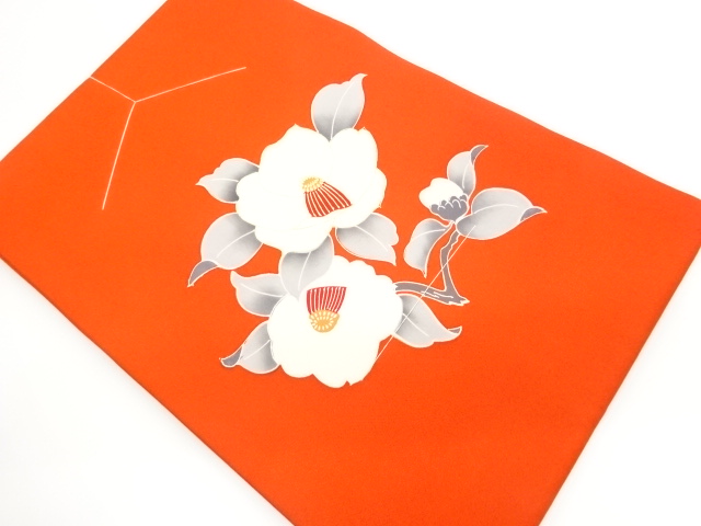 JAPANESE KIMONO / UNUSED NAGOYA OBI / SHIOZE / KINSAI / CAMELLIA 